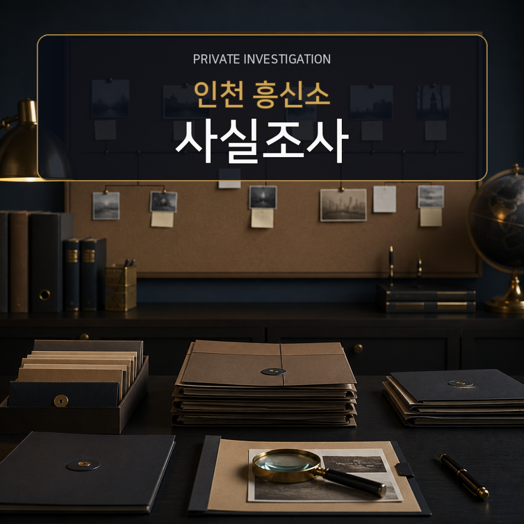 인천 사실관계 조사 전문 흥신소