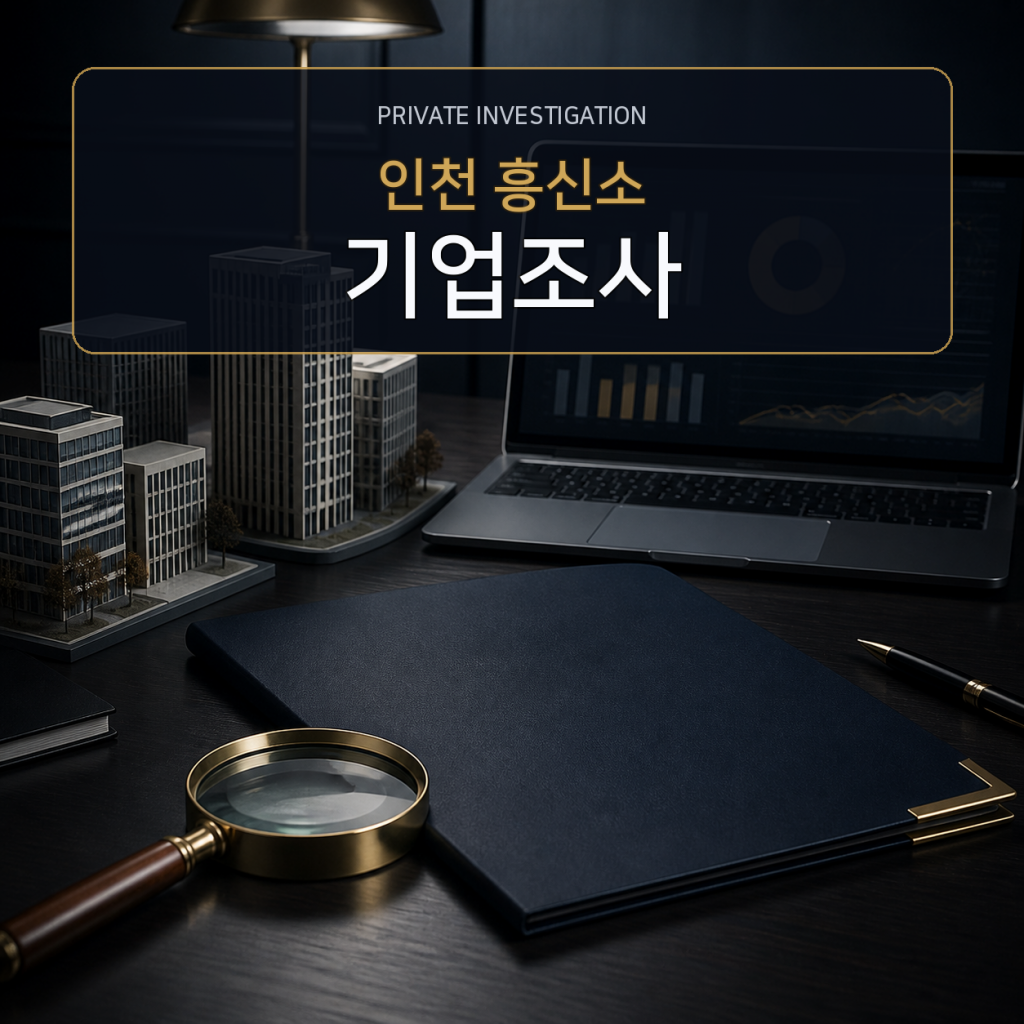 인천 기업·거래처 조사 전문 흥신소
