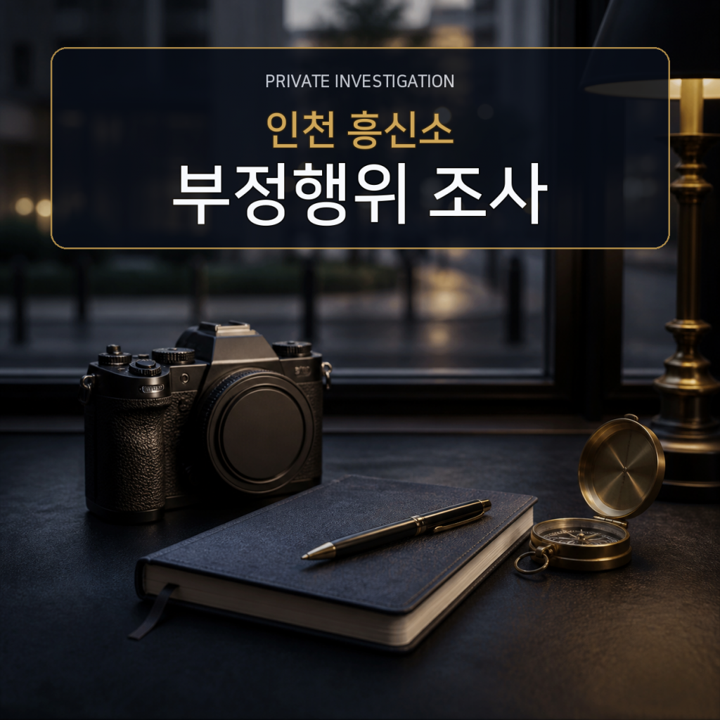 인천 부정행위 사실조사 전문 흥신소